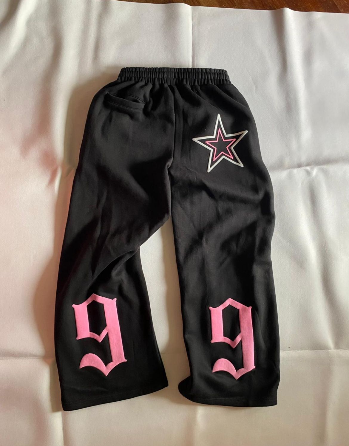 Pantaloni Tuta Baggy Neri e Rosa CTS